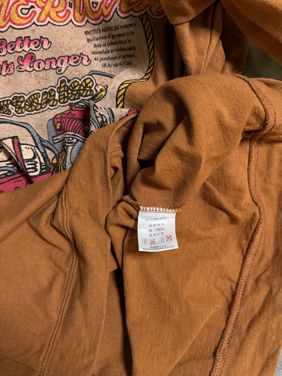 Smith's American 프린팅 롱슬리브 M 상품이미지4