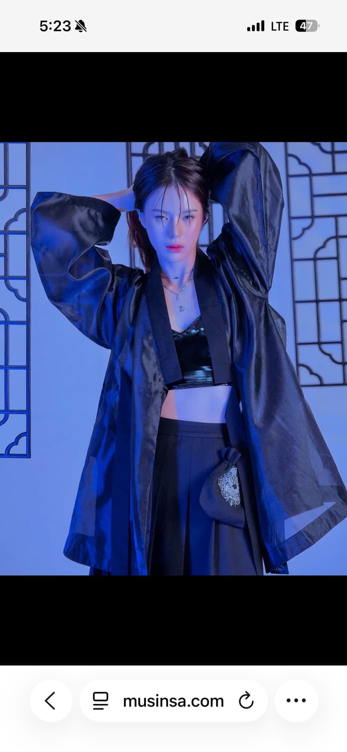 새상품 티엠쓰리 창의 두루마기 가디건 상품이미지1