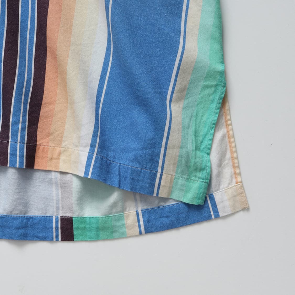 CITEN Ombre Stripe Open Collar Shirt 상품이미지10