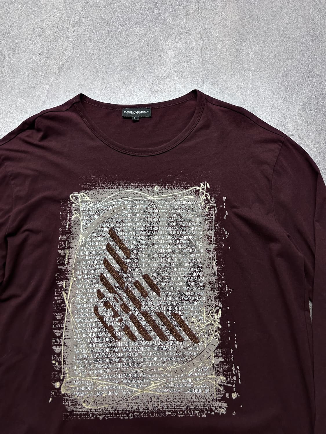 아르마니 3d 앰블럼 롱 슬리브 상품이미지2