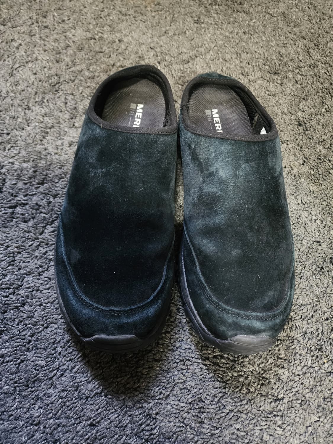 머렐 블랙 스웨이드슬라이드 뮬 비브람창   상품이미지3