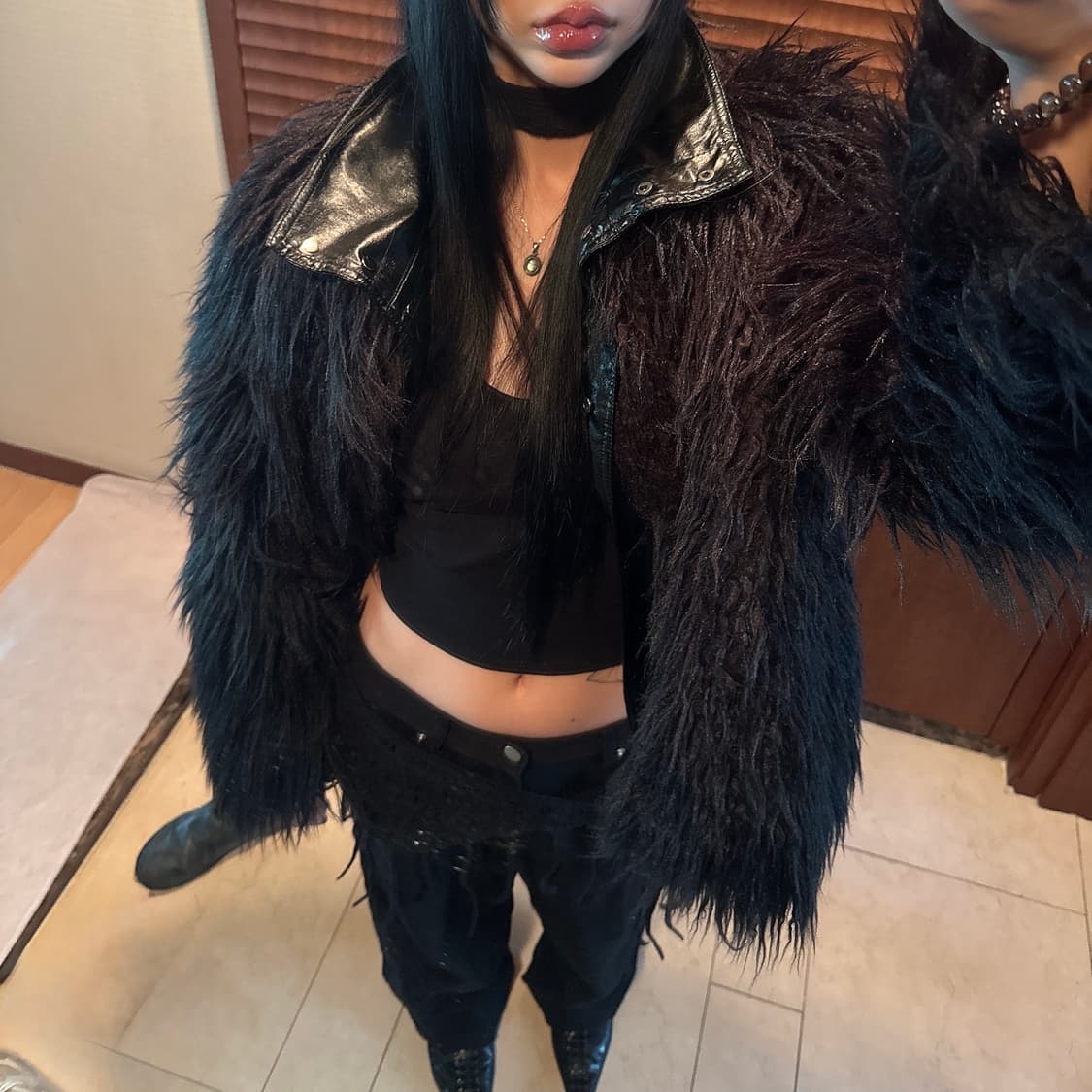 Raven furjacket GYDA 상품이미지2