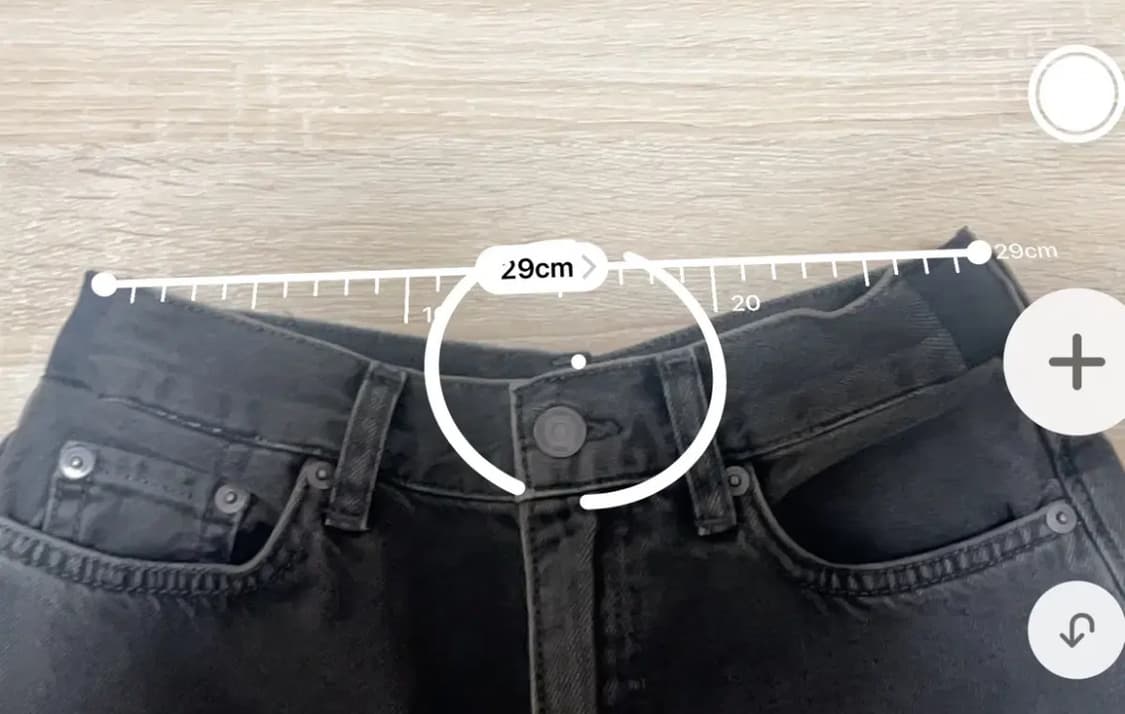 cos 여성 흑청 데님 팬츠 바지 상품이미지5