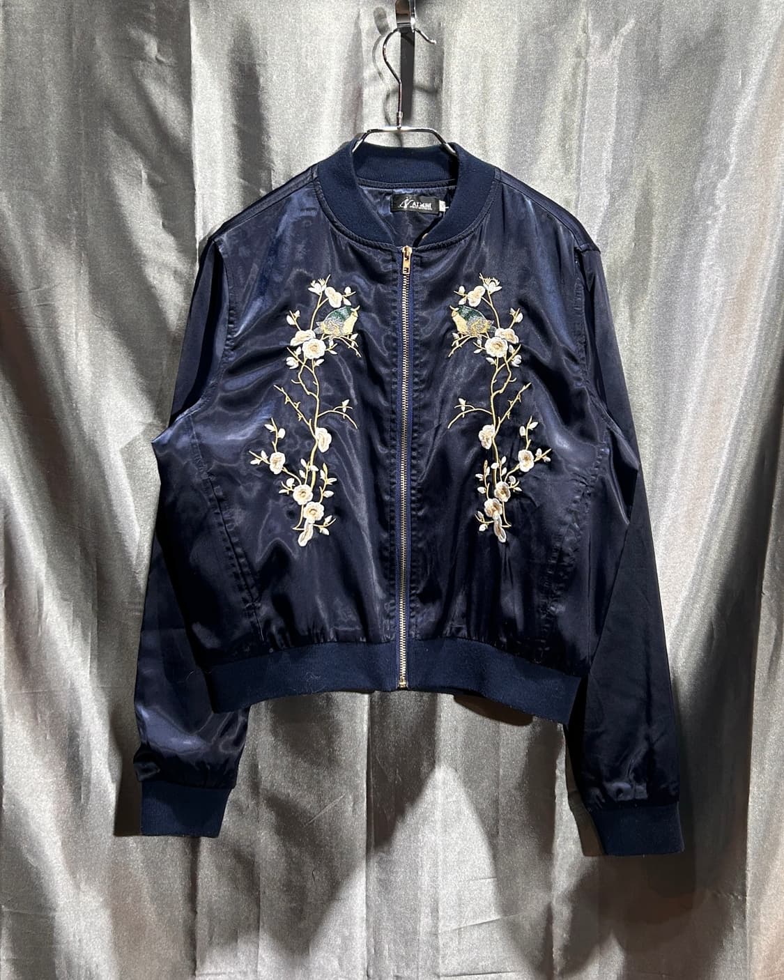 M 에스닉 플라워 자수 딥네이비 스카잔 상품이미지3