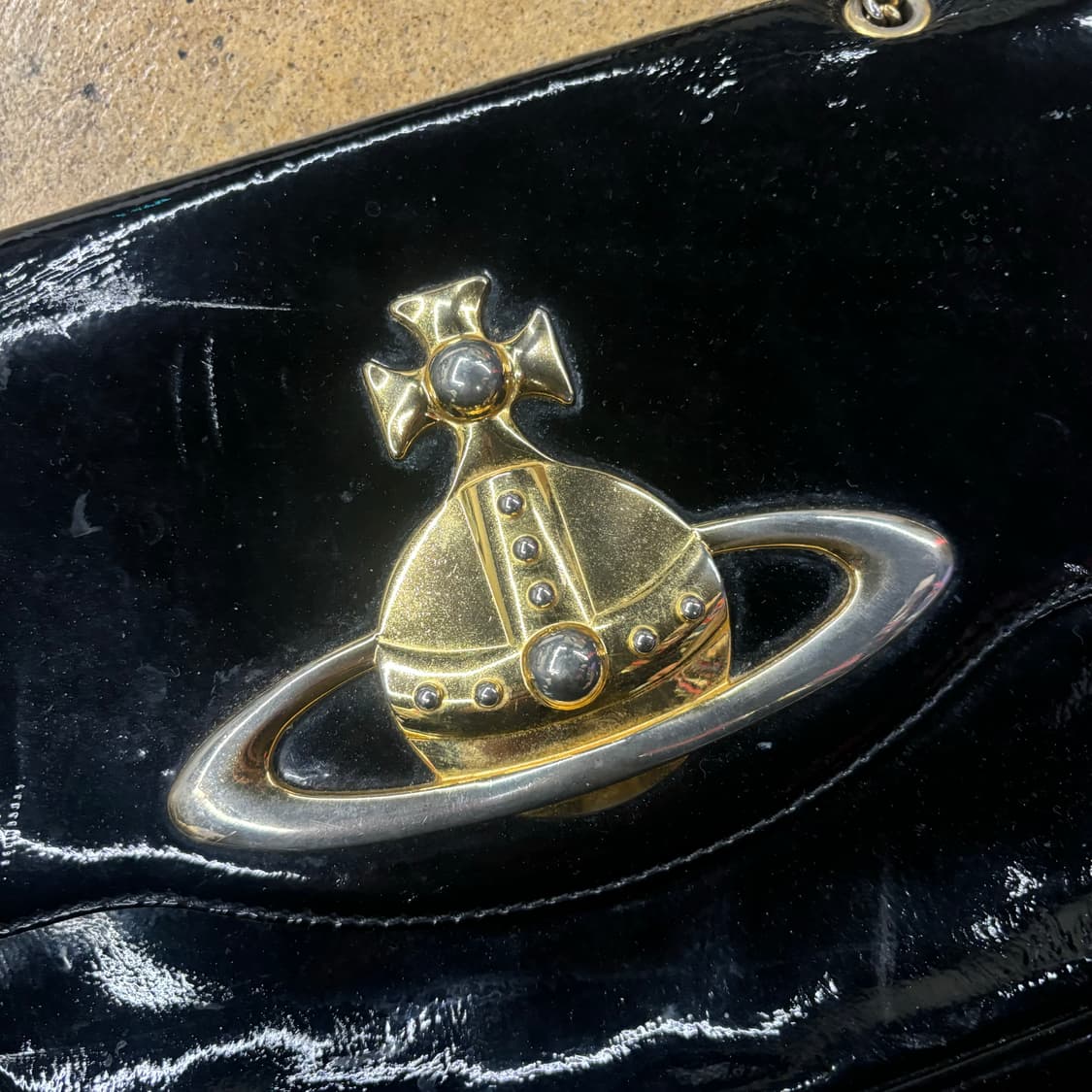 비비안웨스트우드 에버리 체인 빅 크로스백 숄더백 상품이미지5