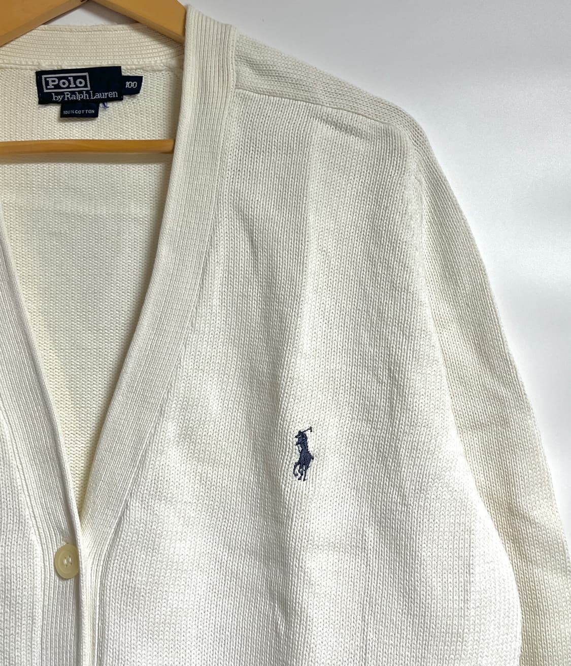 공용 폴로 랄프로렌 브이넥 꽈배기 가디건 100 상품이미지4