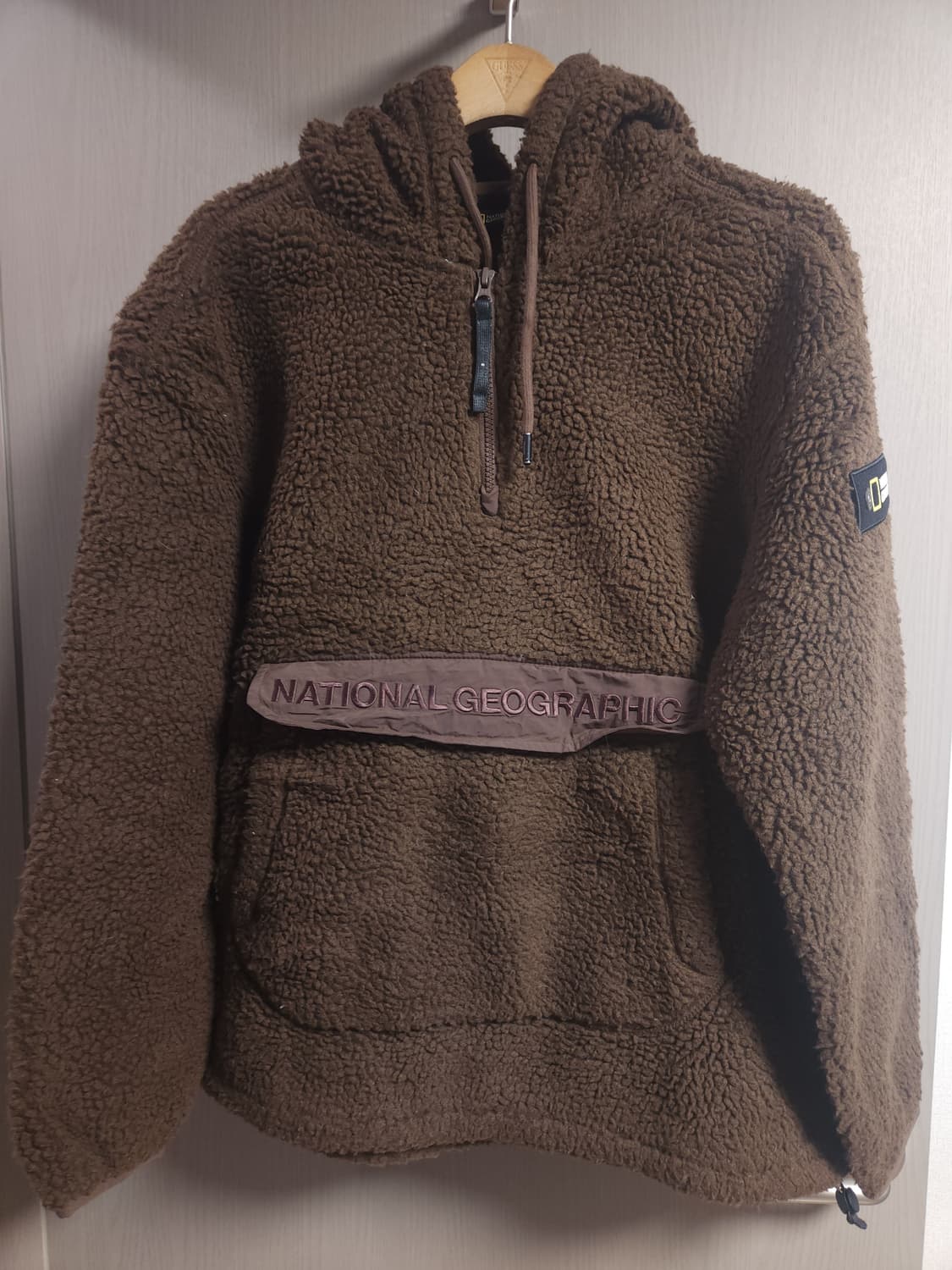 내셔널지오그래픽 플리스 후드 아노락, M 상품이미지1