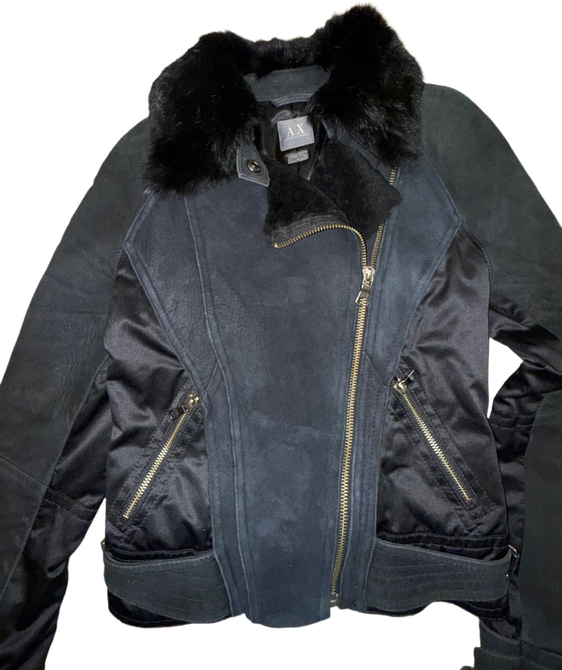 아르마니익스체인지 사선지퍼자켓 상품이미지3