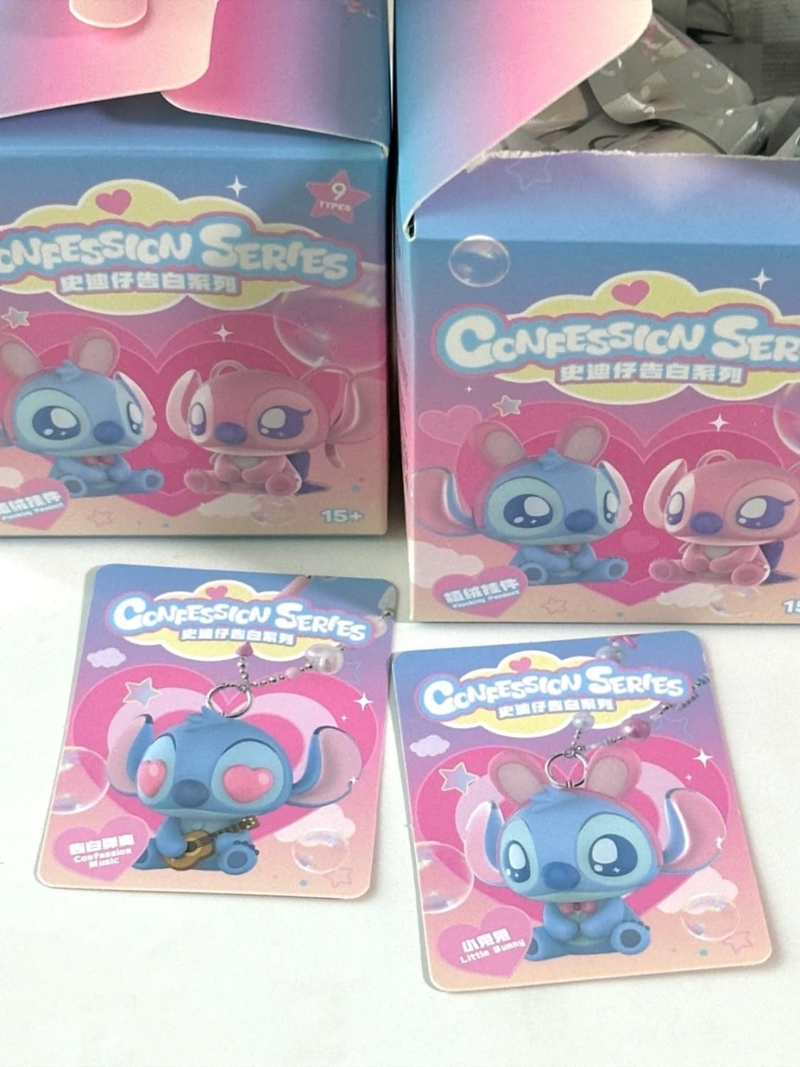 미니소 디즈니 스티치 고백 시리즈 피규어 키링 키홀더 상품이미지2