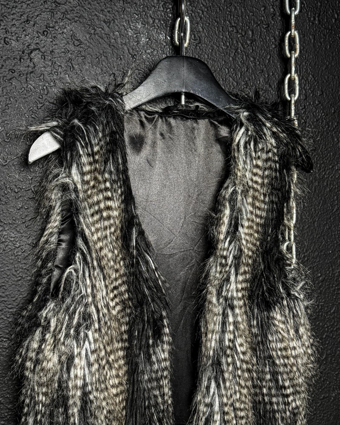 Faux Fur Sleeveless Vest 상품이미지7