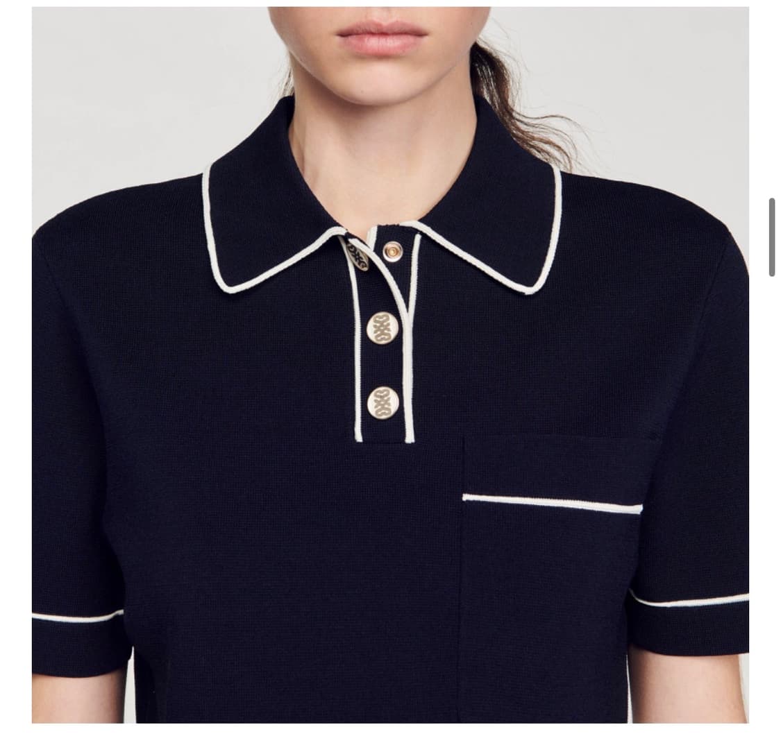 산드로 니트 반팔  상품이미지1