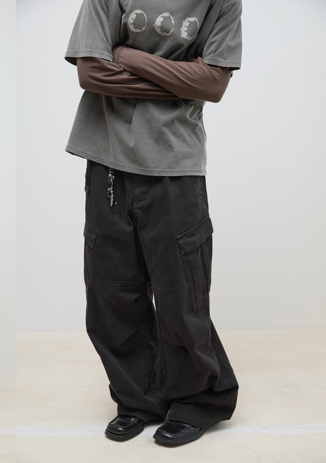 해칭룸 Mil Pants Washed Black 상품이미지5