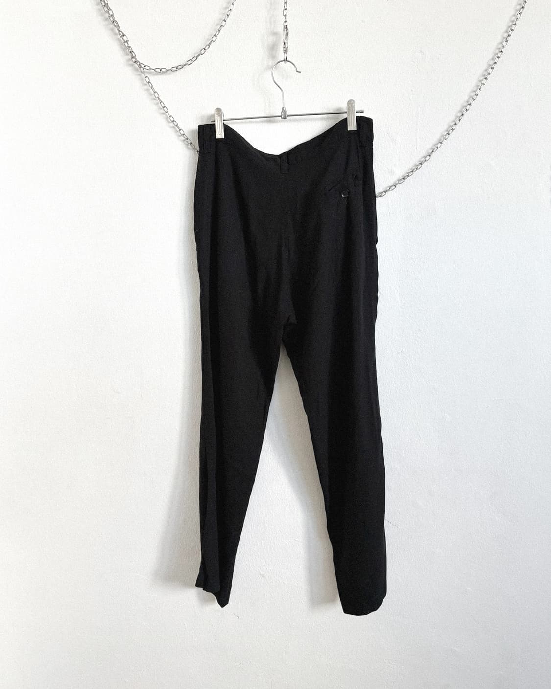 요지야마모토 와이즈 레이온 드레이프 와이드 트라우져 상품이미지4