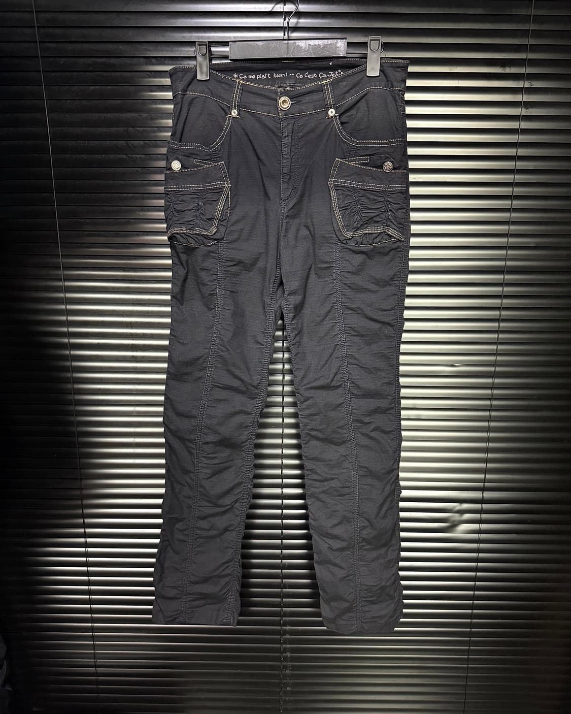 일본 브랜드 셔링 바지 고스 펑크 락시크 갸루 로리걸 블랙 인디안 콘초  상품이미지2