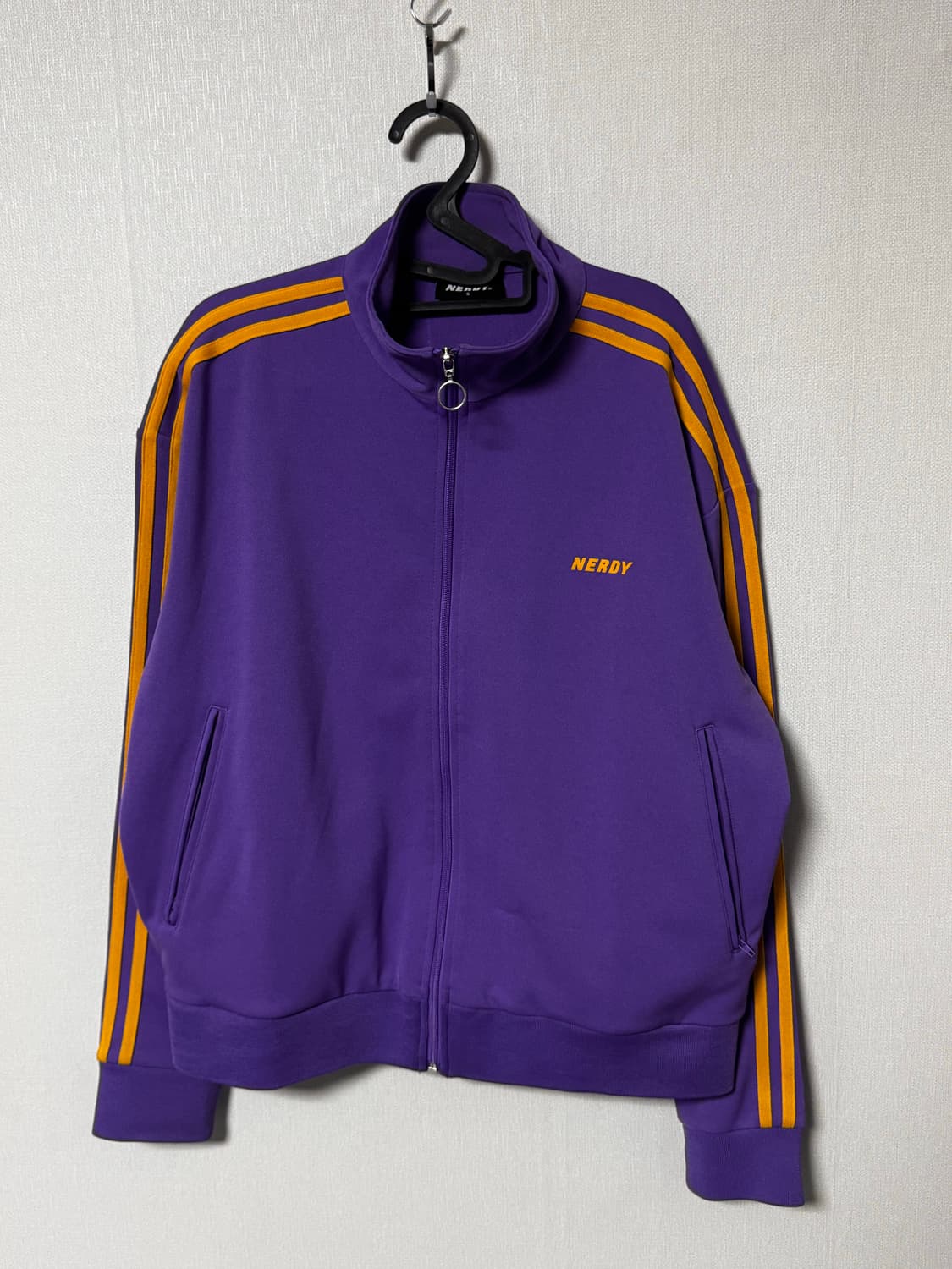 널디 퍼플 오버핏 트랙탑 상품이미지2