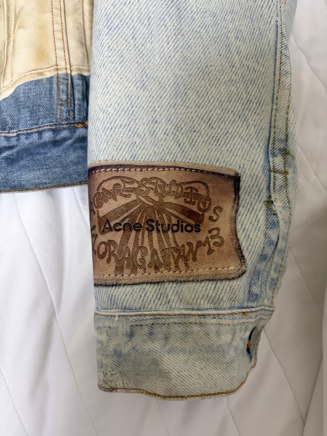 새상품) 아크네스튜디오 트롱프뢰유 데님 자켓 46 사이즈 상품이미지6