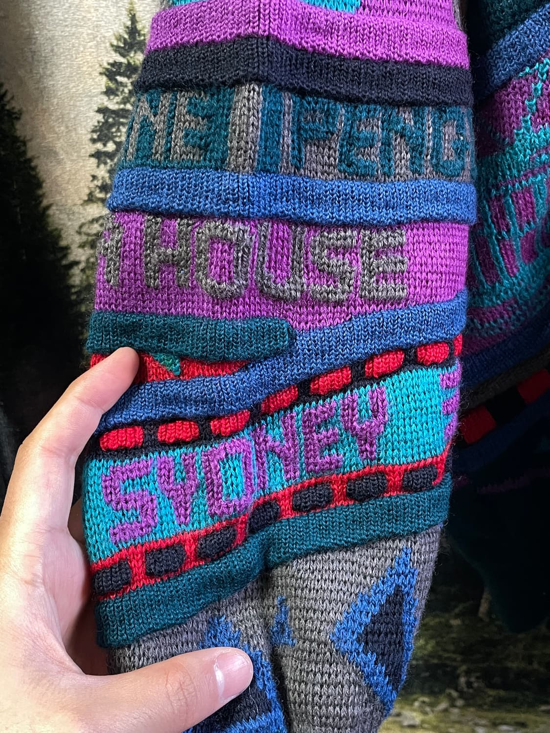 105) EMAROO 빈티지 호주 패턴 니트 스웨터 상품이미지7