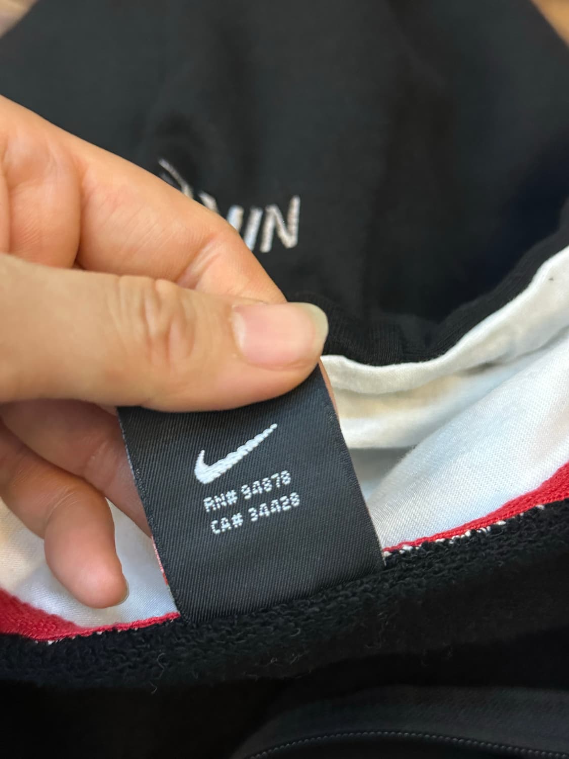 새상품) 나이키 JUST DO IT 블랙 후드집업 XL 상품이미지3