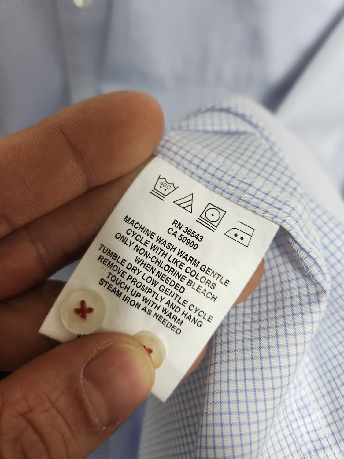 타미힐피거Tommy 체크 셔츠 L - S186 상품이미지5