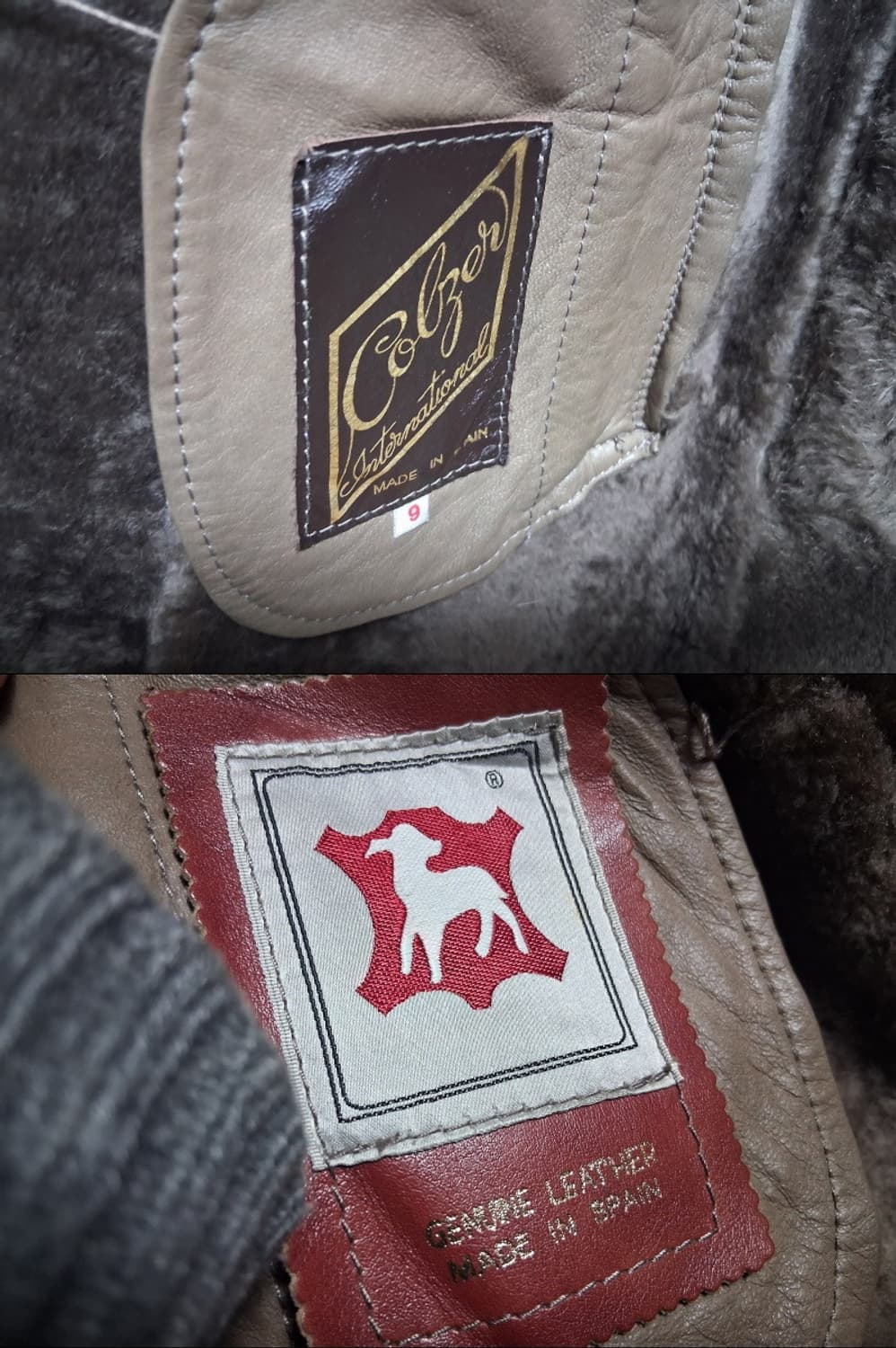 일본구제 스페인산 양털무스탕쟈켓 여성 마른 55까지적당   상품이미지10