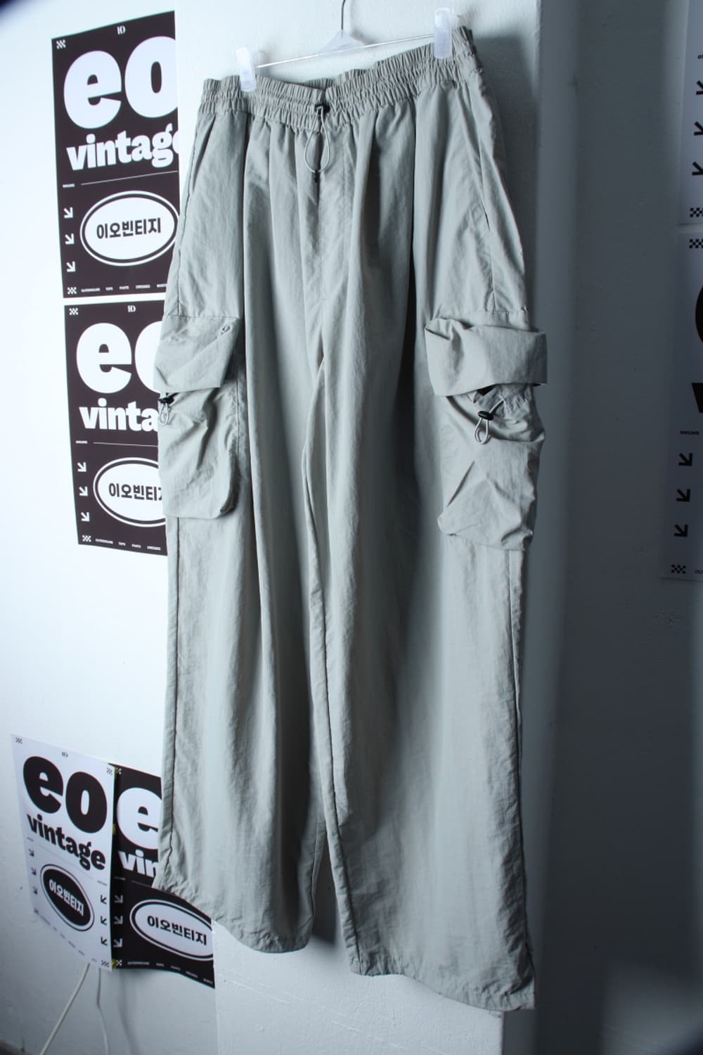 (XL-2XL) 에잇세컨즈 트레이닝복 바지 카고 밴딩-P1P10391 상품이미지1