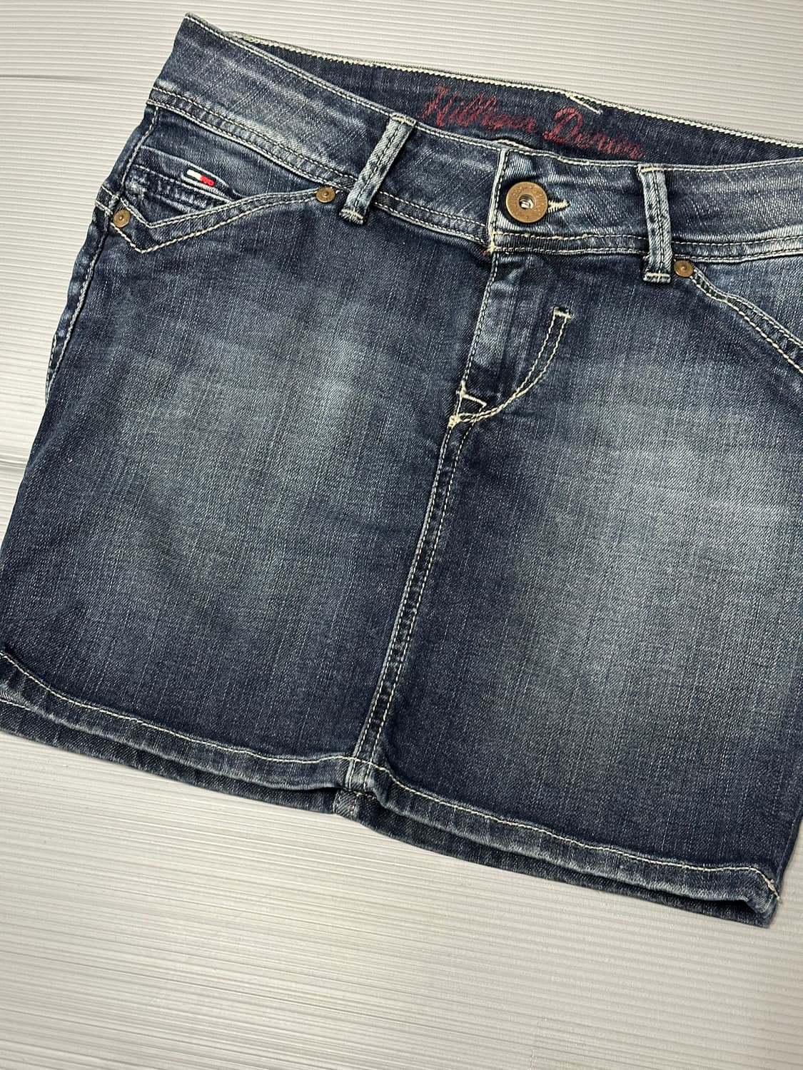 타미힐피거 데님 미니 스커트 치마 XS 상품이미지3