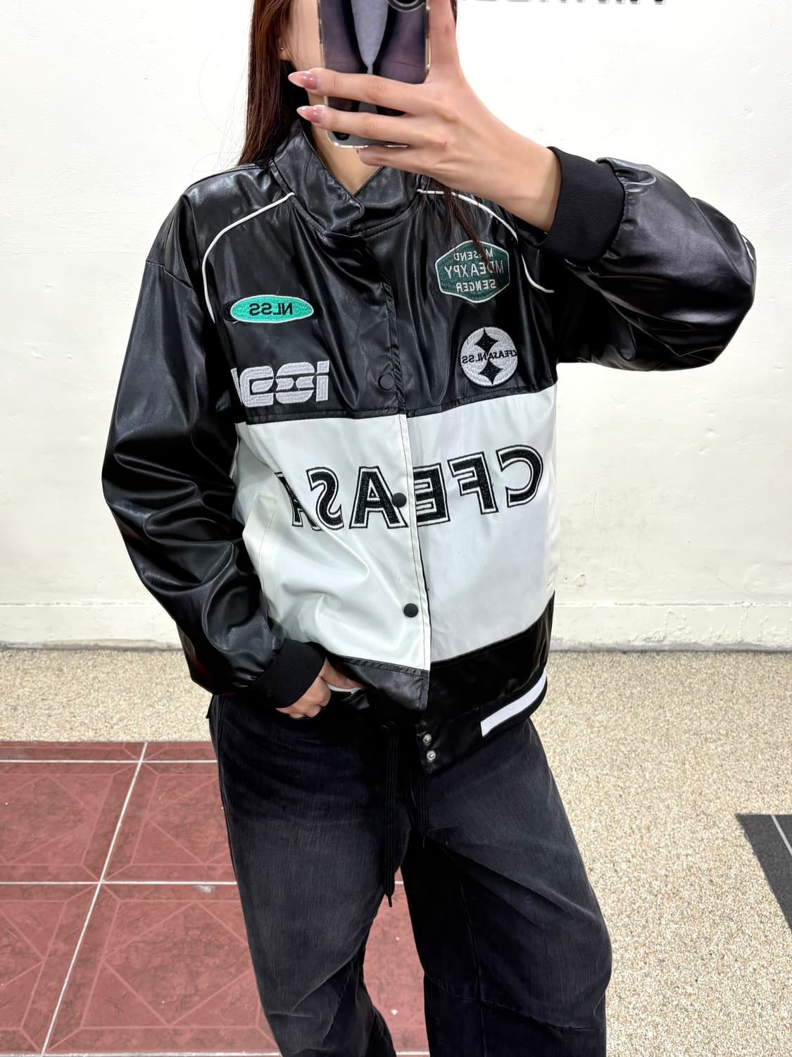 빈티지 레이싱자켓 상품이미지7