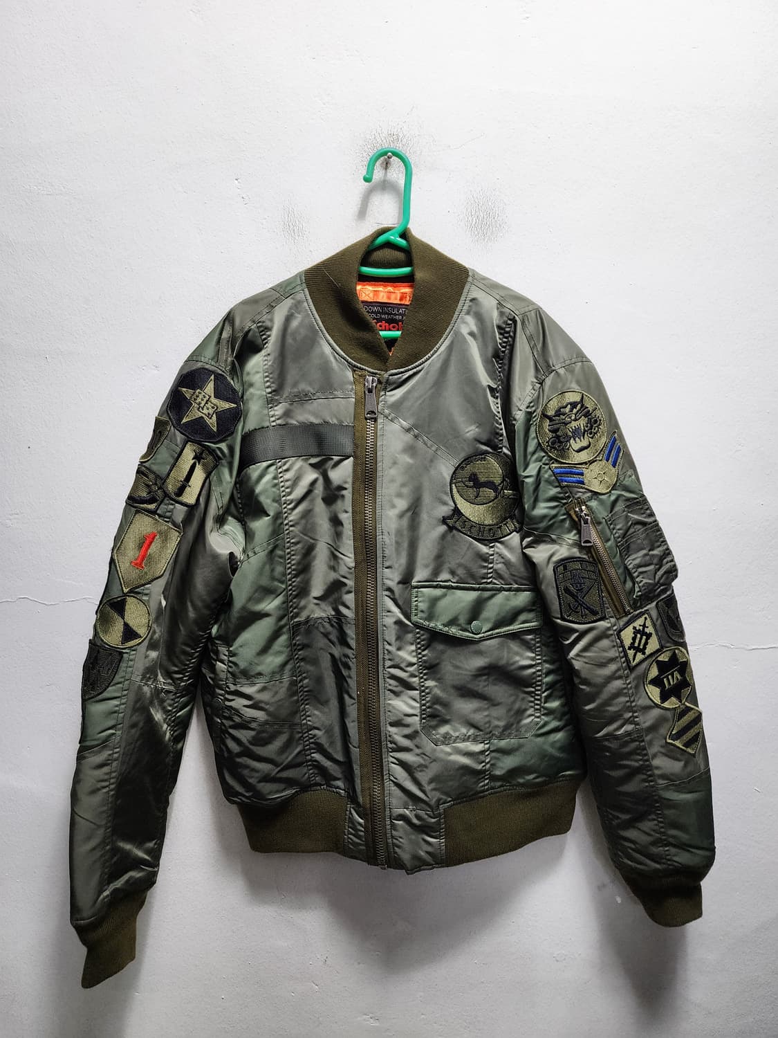 쇼트 USAF 밀리터리 패치워크 MA-1 항공점퍼  상품이미지1