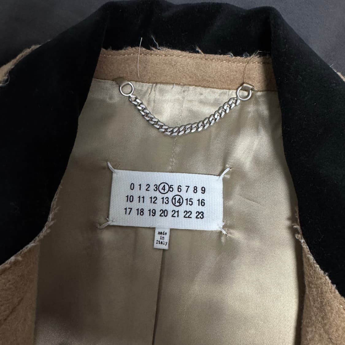 메종 마르지엘라 카멜 울 더블 코트 48 사이즈 상품이미지3