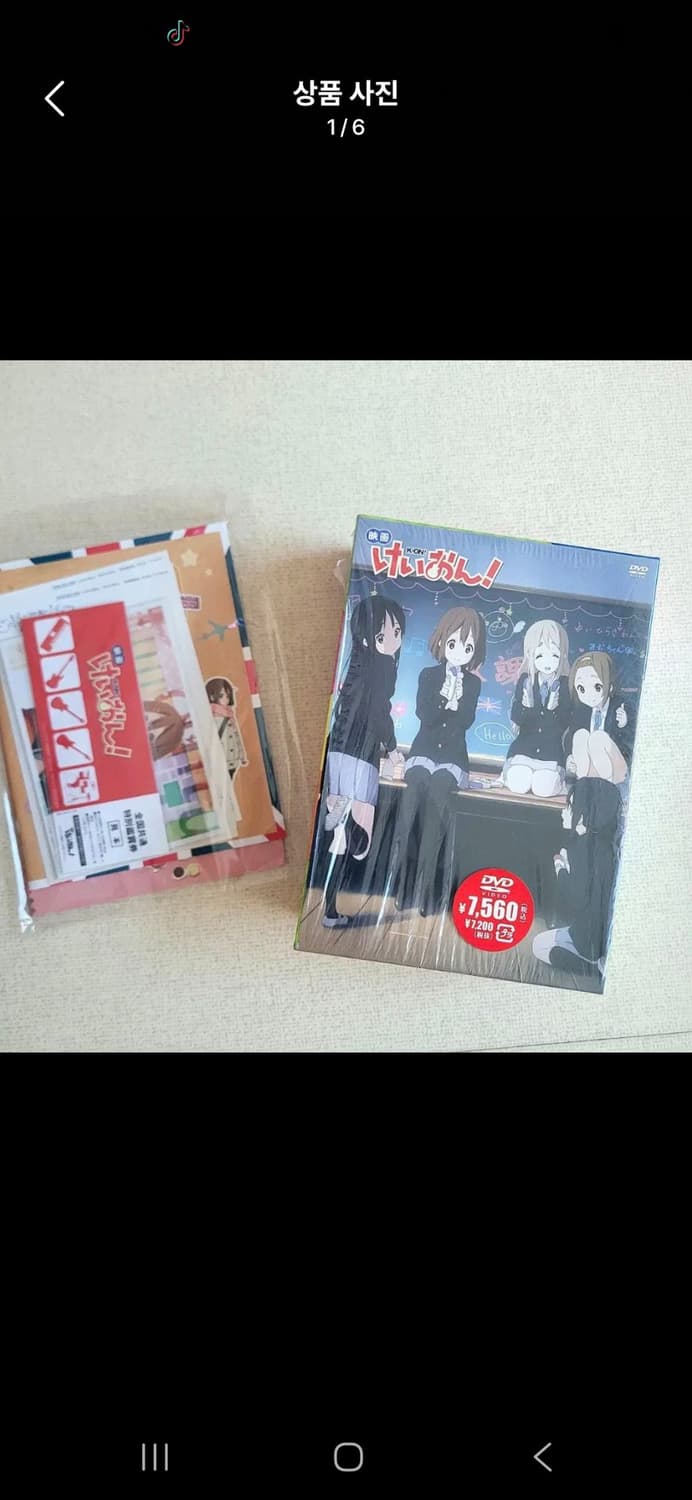 새제품 한정판) 케이온 극장판 DVD 애니메이션 일러스트북 세트 상품이미지2