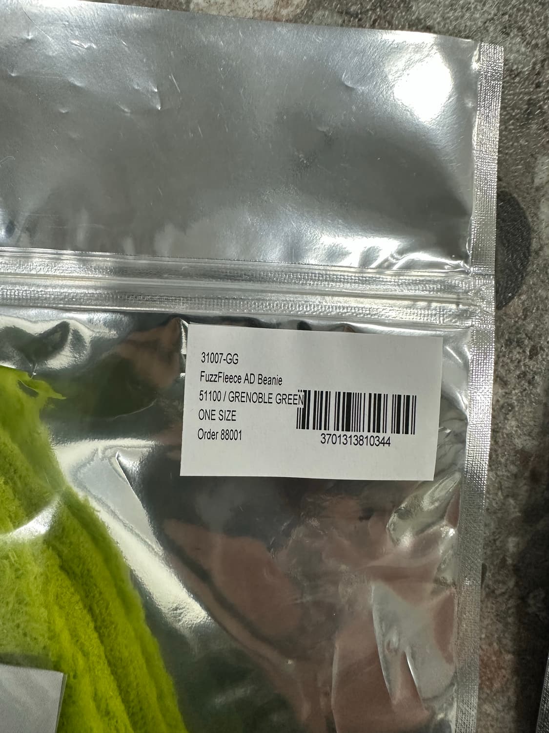 새티스파이 고스트/퍼지플리스 AD 비니 그레노블 그린 상품이미지6