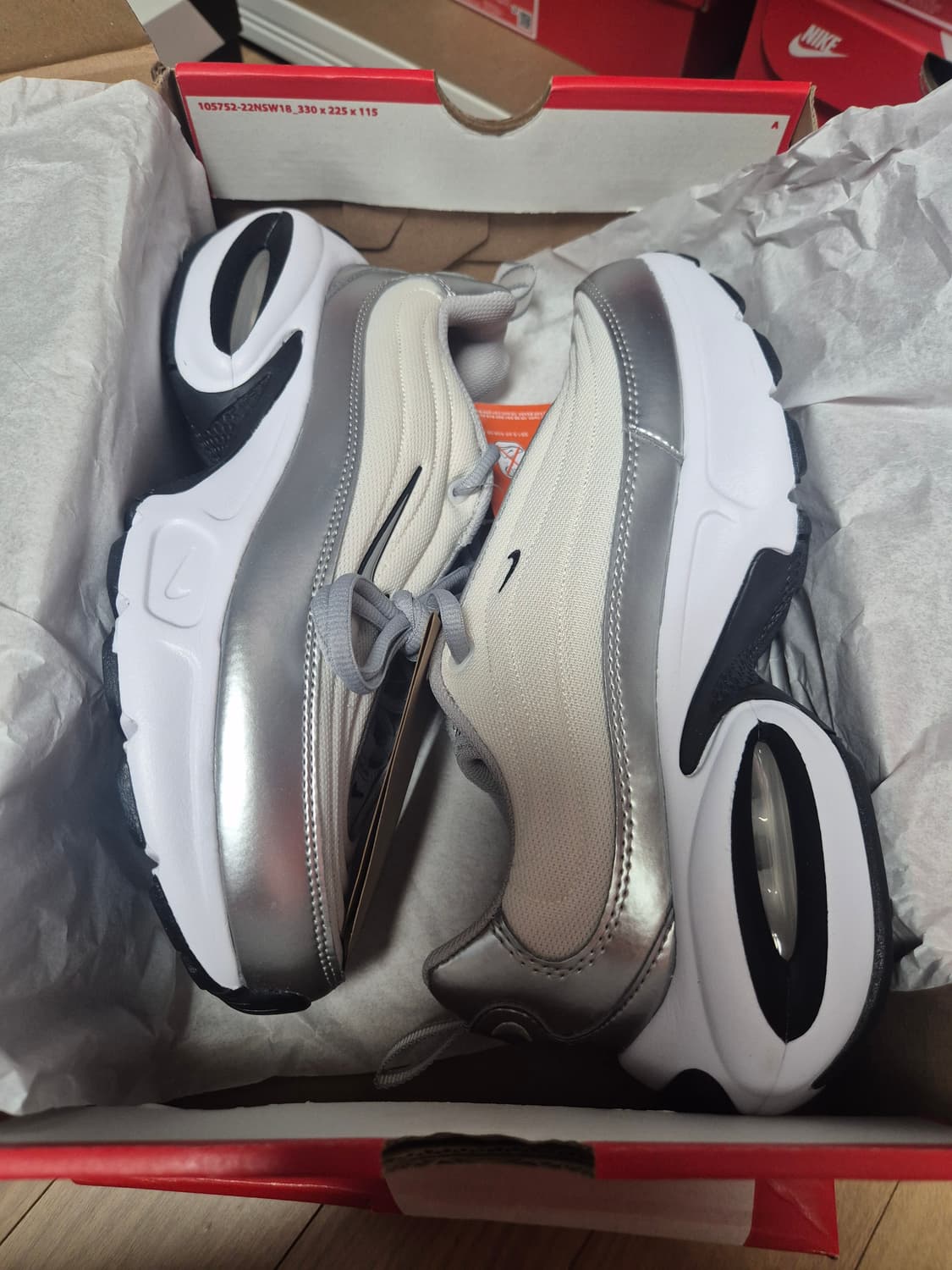 나이키 에어맥스 포털 메탈릭실버 260 상품이미지1