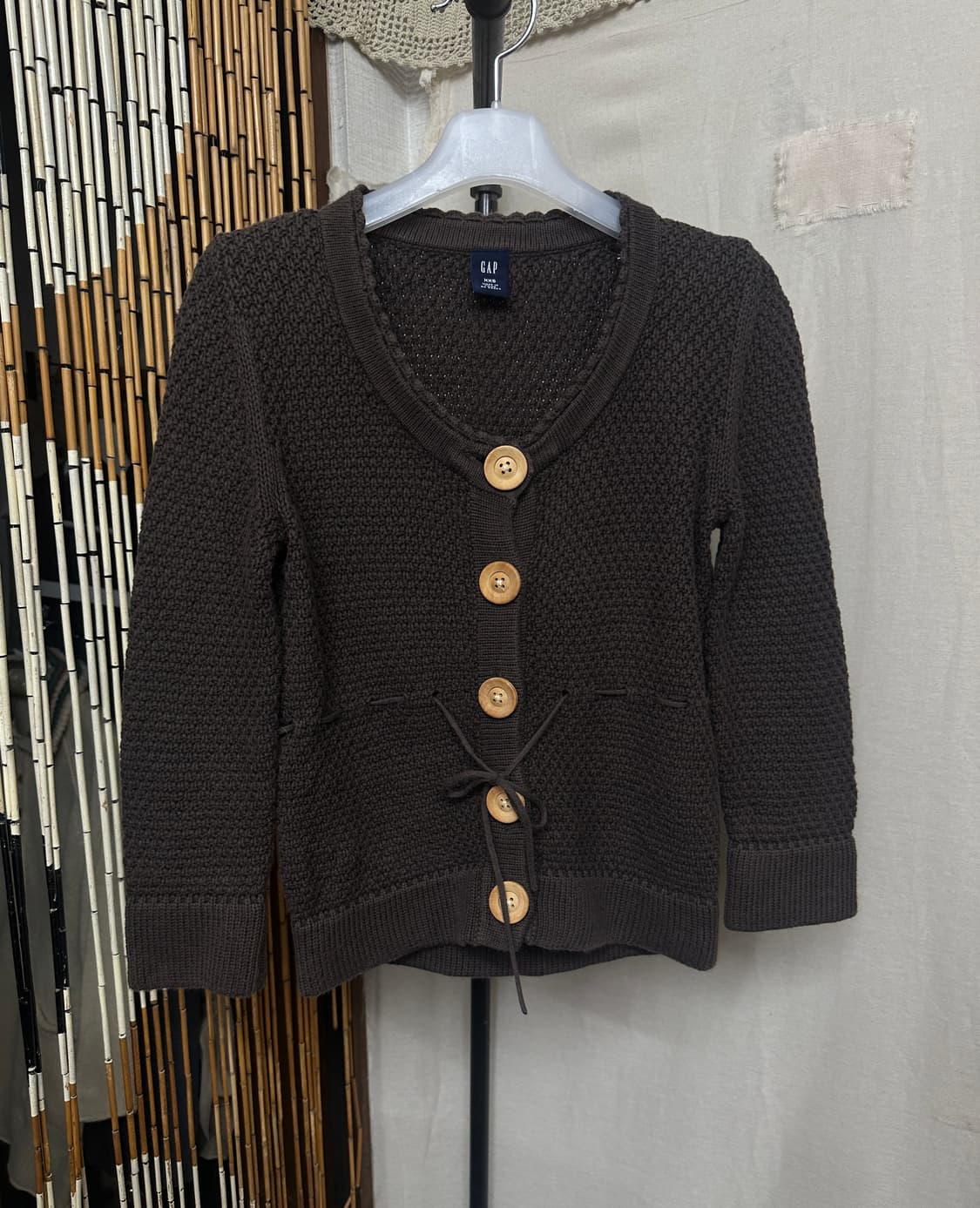 gap brown cardigan 상품이미지3