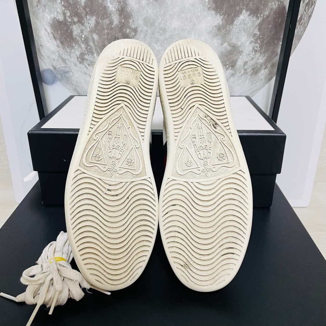 정품 35) 구찌 에이스 크리스탈 핀 스니커즈 상품이미지5