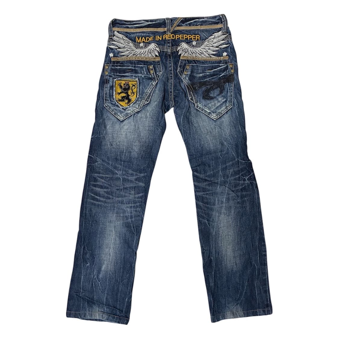 레드페퍼 날개자수 데님 상품이미지2
