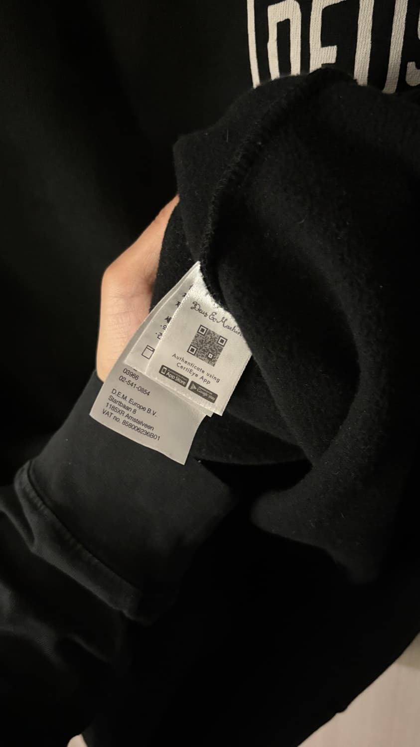 [xl]데우스 엑스 마키나 서울 어드레스 크루넥 블랙 상품이미지4