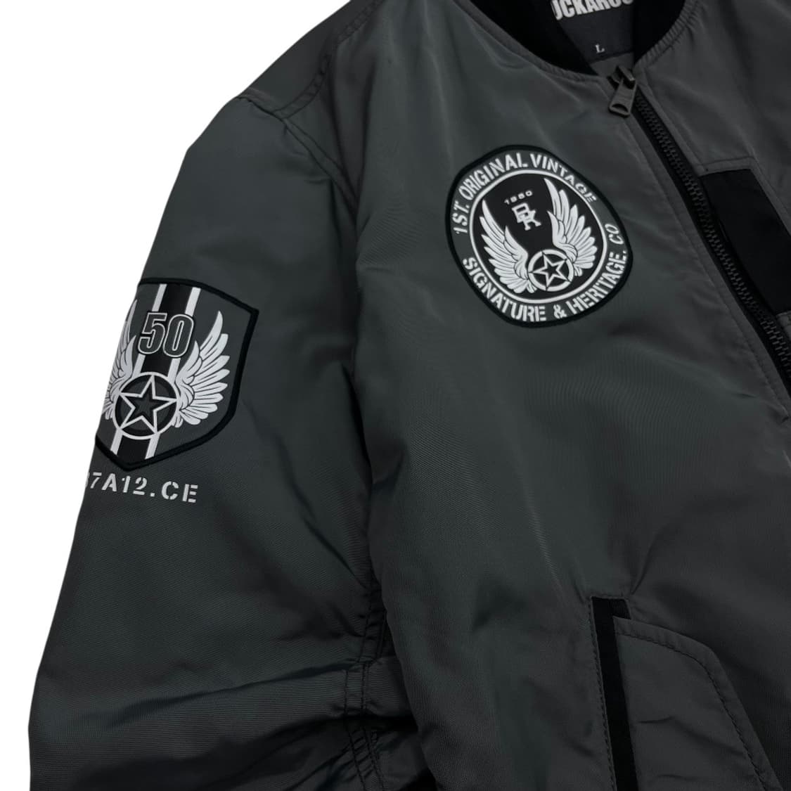 버커루 그레이 항공자켓 L 상품이미지7