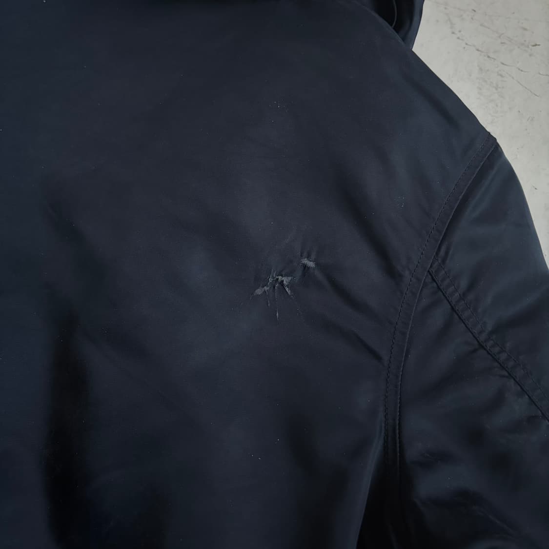 알파 인더스트리 빈티지 후드 봄버자켓 L 상품이미지10