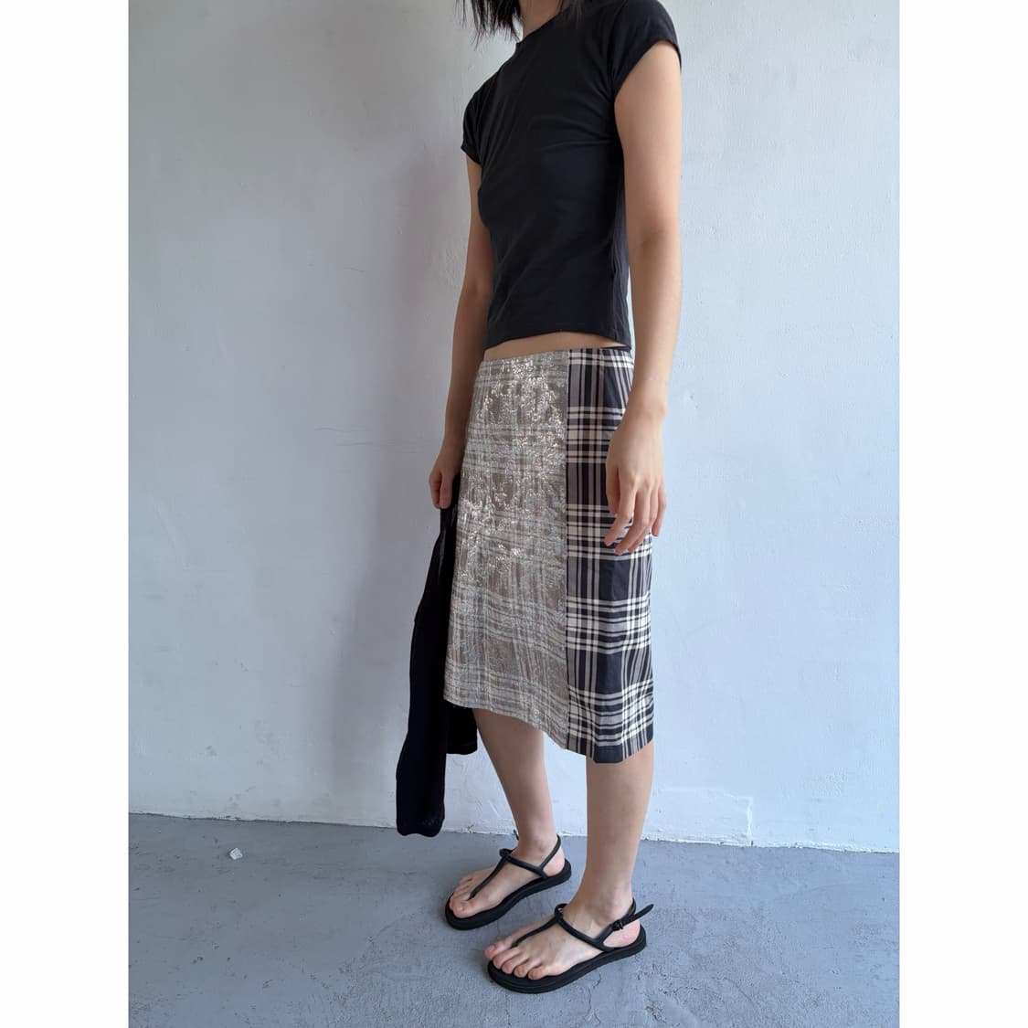 no.182. dries van noten skirt / Sz 38  상품이미지4