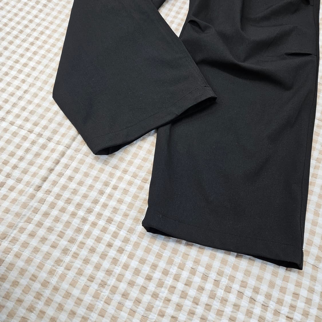 무신사 밴딩 와이드 팬츠 남자32~33 상품이미지4