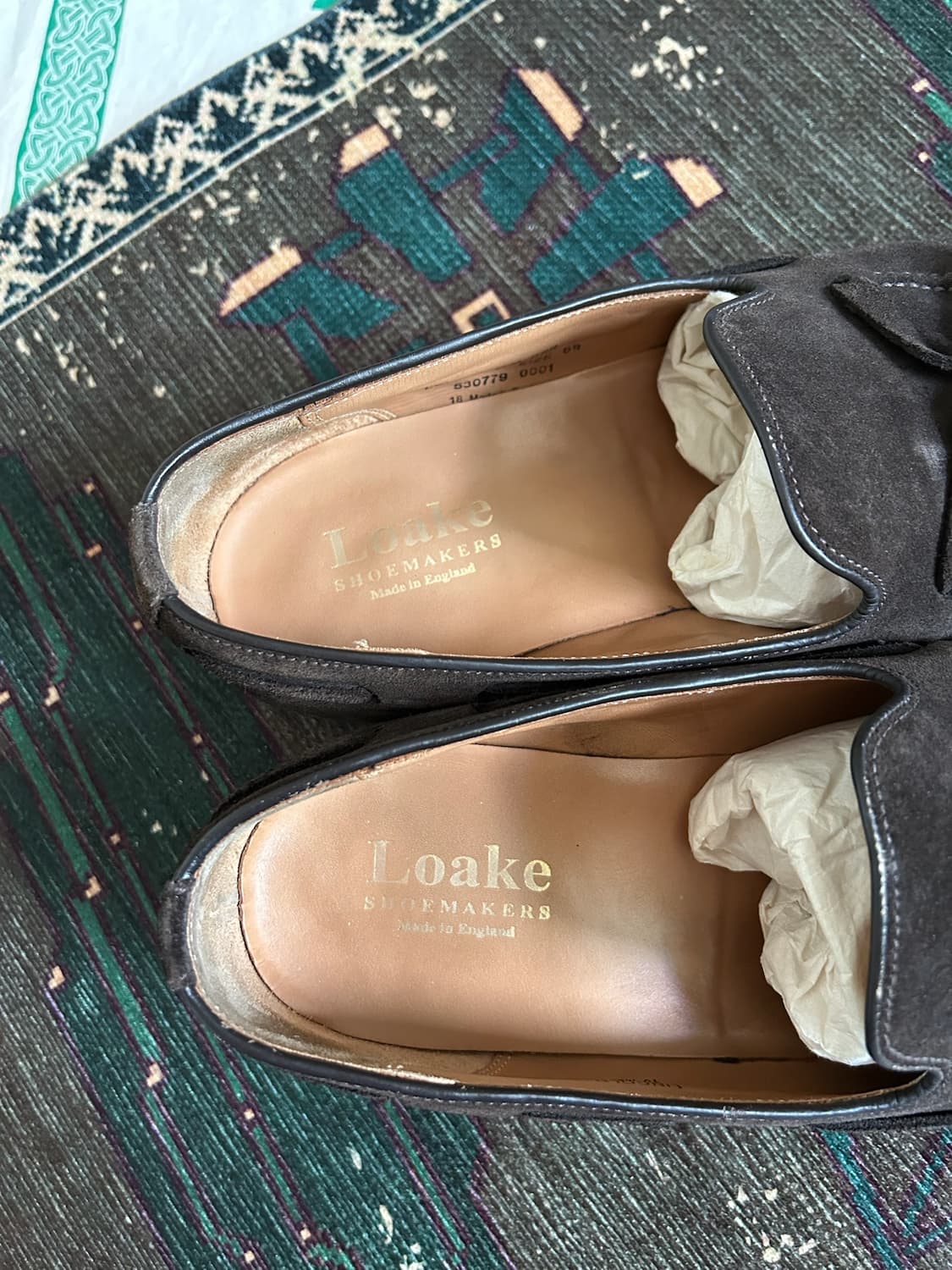 로크 링컨 스웨이드 테슬 로퍼 Made in England 상품이미지4