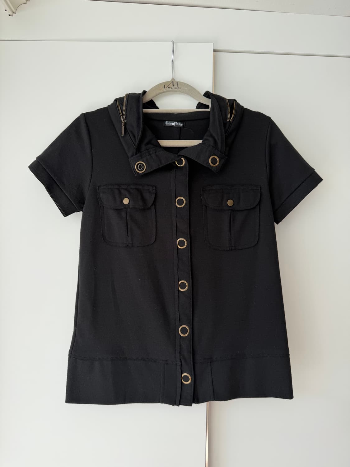 일본빈티지 반팔 후드 갸루 오네갸루 나나깔 상품이미지1