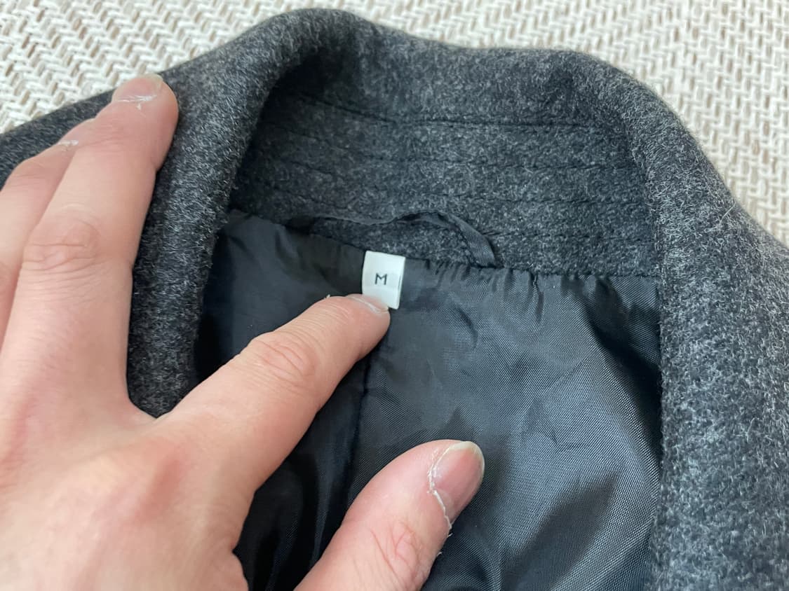 빈티지 그레이 피코트  J03666 상품이미지4