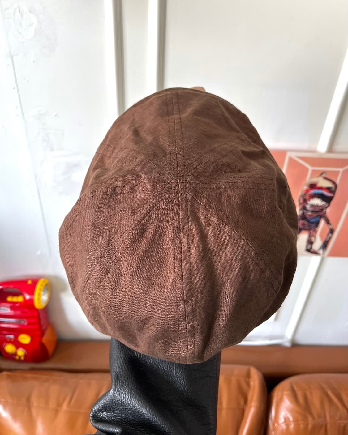 JPN Vintage 8-Panel Linen Hunting Cap 상품이미지5