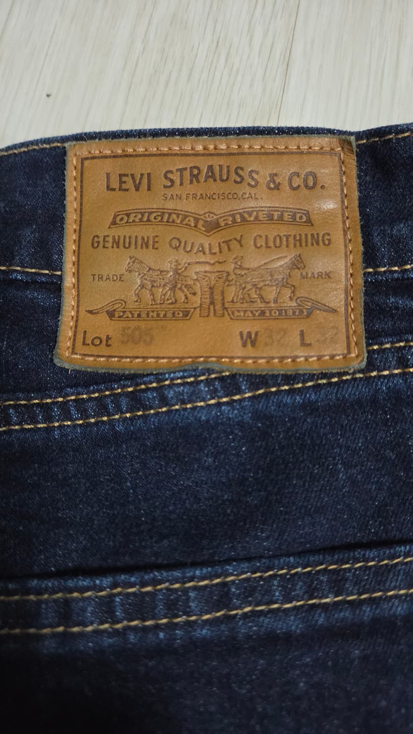 (착샷) 리바이스 505 프리미엄 가죽탭 상품이미지5