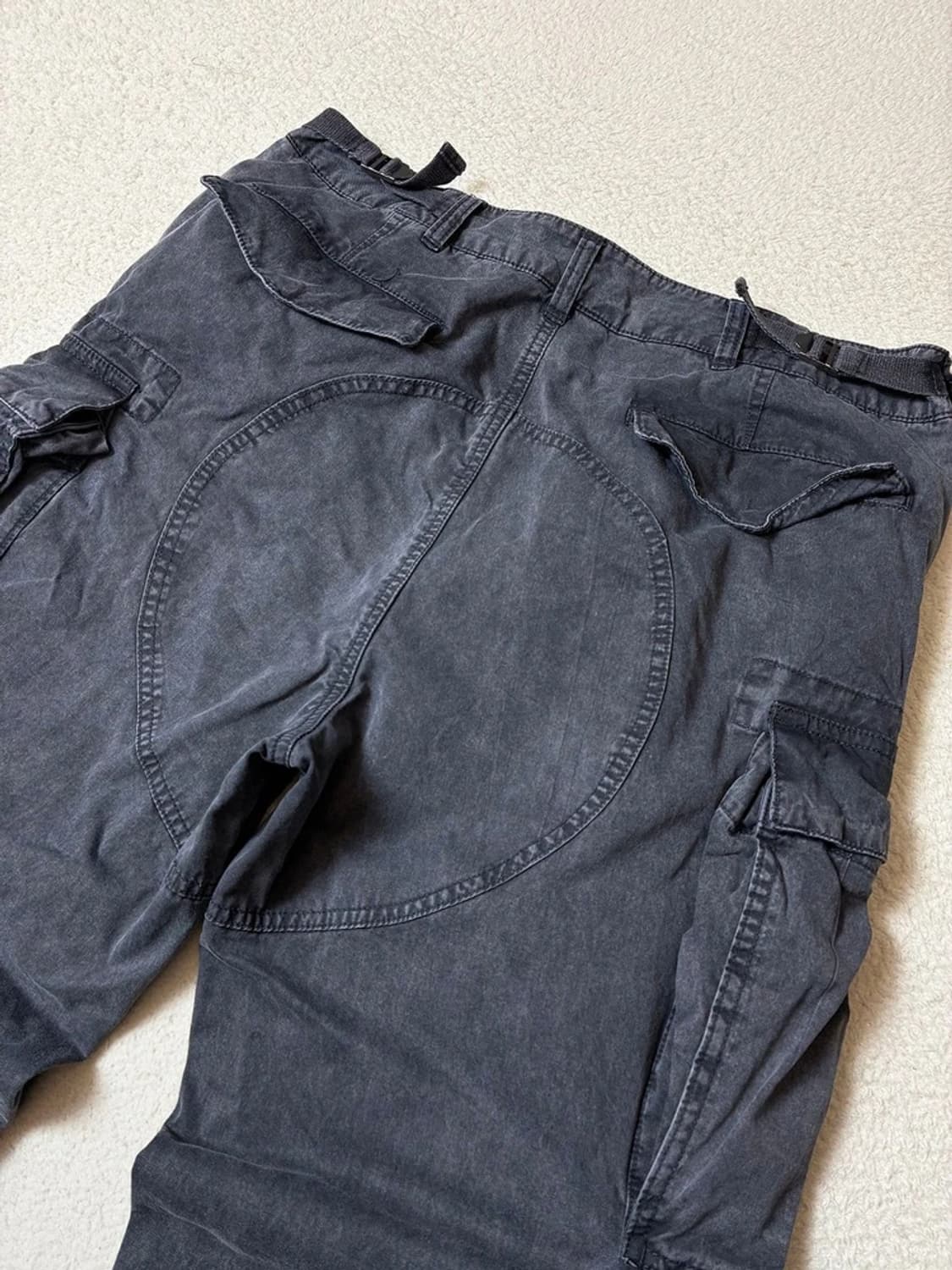 엑스트라오디너리 빈티지 가공 워시드 카고 팬츠 바지 PN7589 상품이미지7