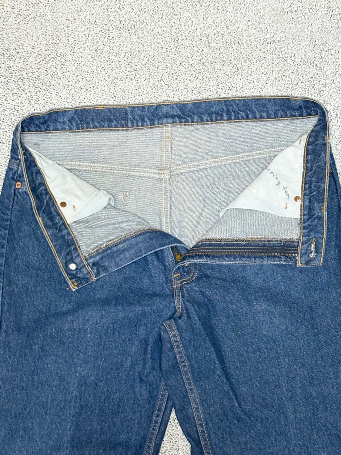 [36x31]90s 빈티지 리바이스 517 오렌지탭 데님 상품이미지4
