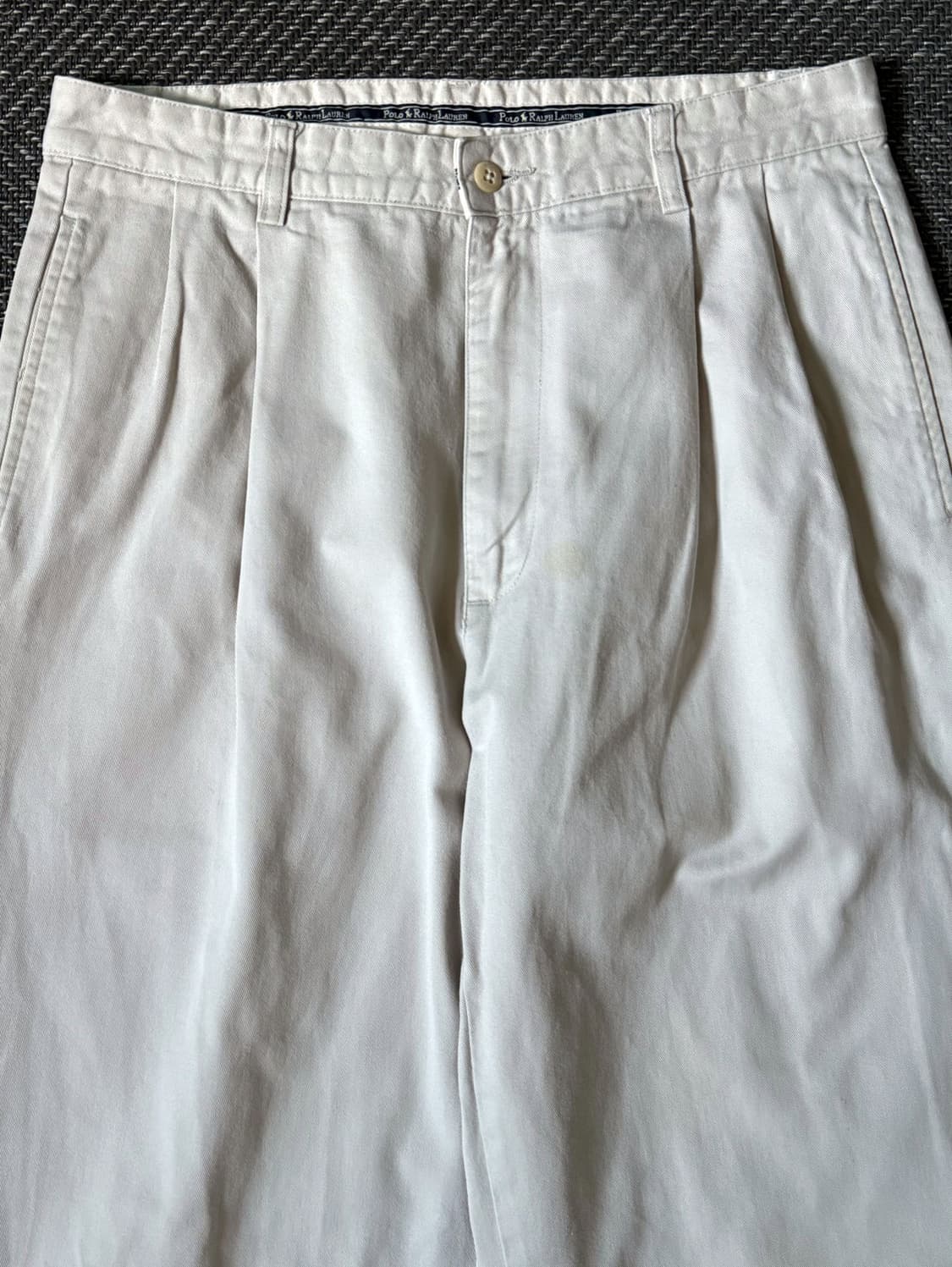 (32) 90s 폴로 랄프로렌 HAMMOND 더블 플리츠 치노팬츠 상품이미지2