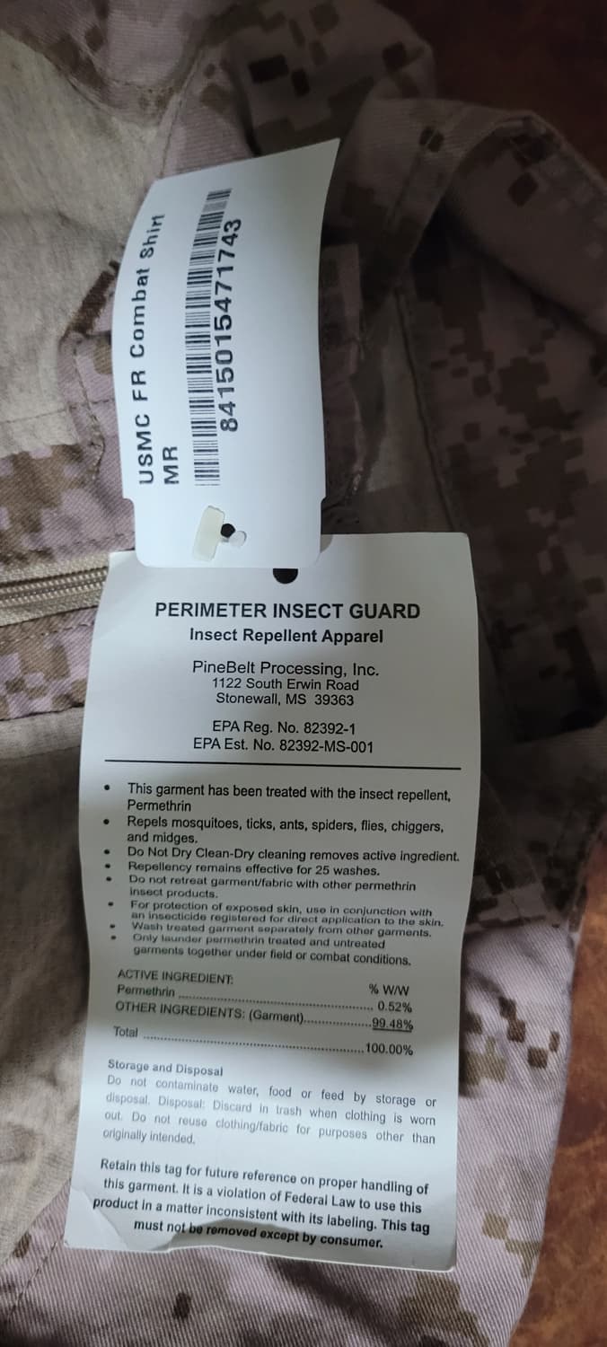 미해병 전술티셔츠.방염방충 usmc 상품이미지3