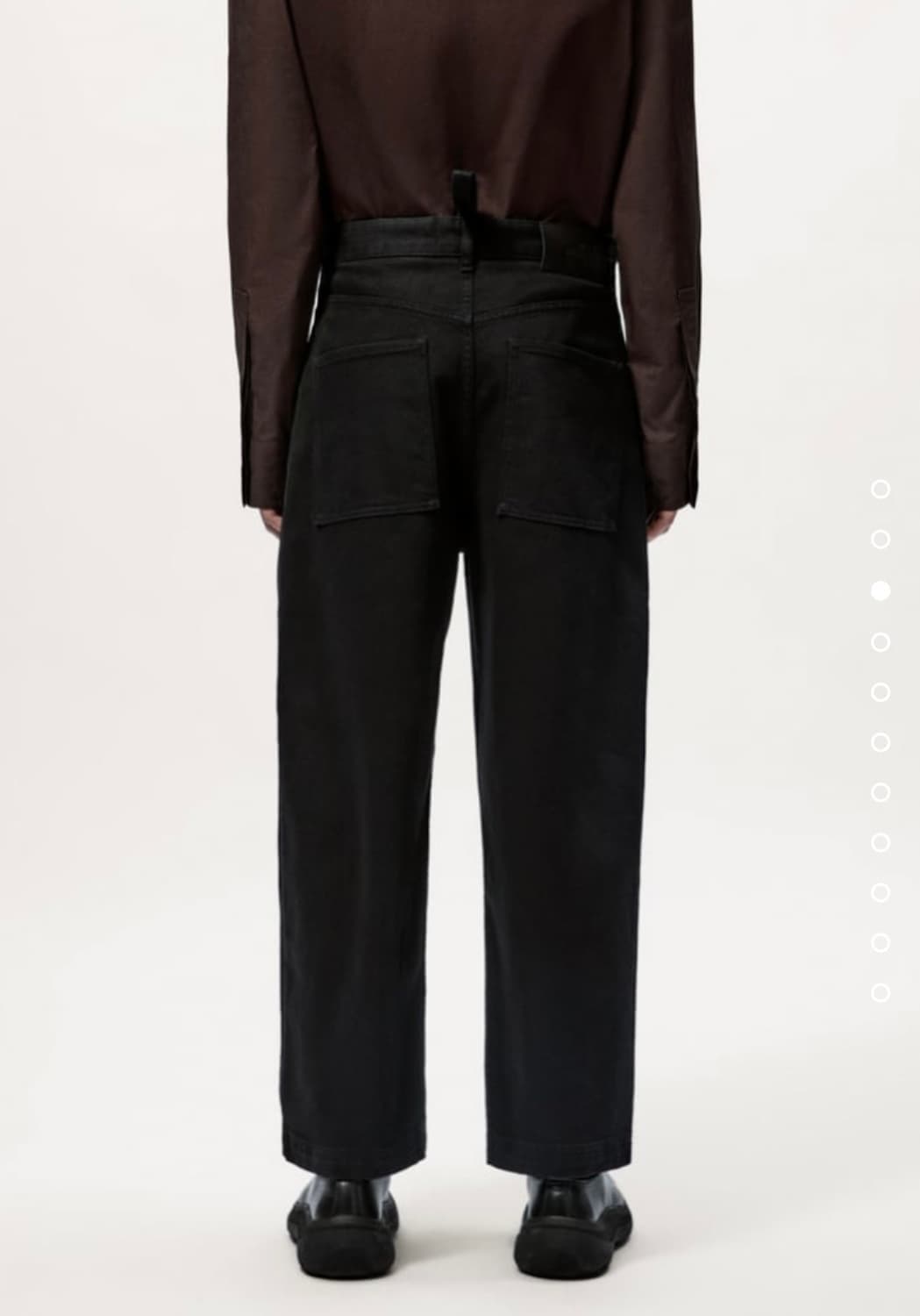 자라 x 스튜디오니콜슨 벌룬진 블랙 상품이미지2